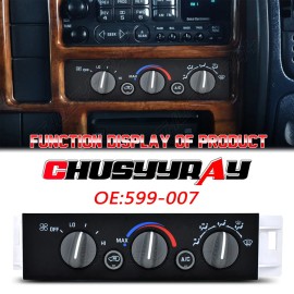 CHUSYYRAY 599-007 HVAC Heater Climate Control Module for Chevy Tahoe GMC Yukon C1500-C3500