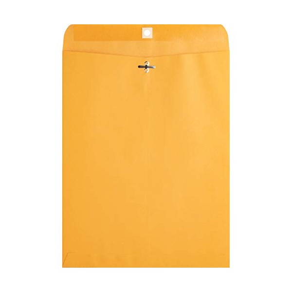 Business Source 36665 Clasp Envelopes,28 Lb,10-Inch X13-Inch,100/Bx,Brown Kraft