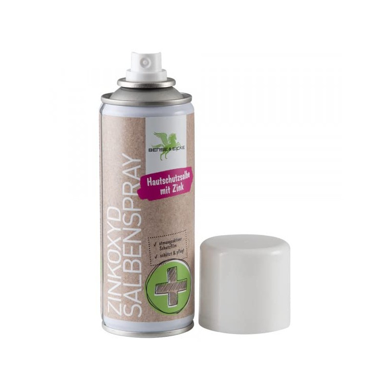 PFIFF 101486 Bense & Eike Zinkoxyd Salbenspray, Hautschutzsalbe mit Zink,