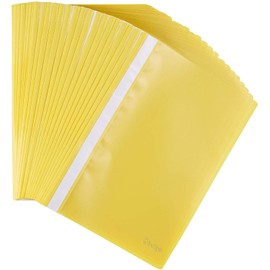 Indigo® A4 Project Folder - Yellow - Report Document Files Folders 2 Prong (25)