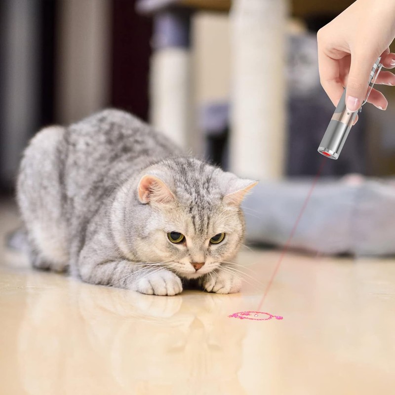 TBTeek Cat Toys for Indoor Cats, 2 Pieces, Rechargeable, 7