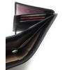 Lemasi Genuine Buffalo Full Leather Wallet with RFID Protection, Black,