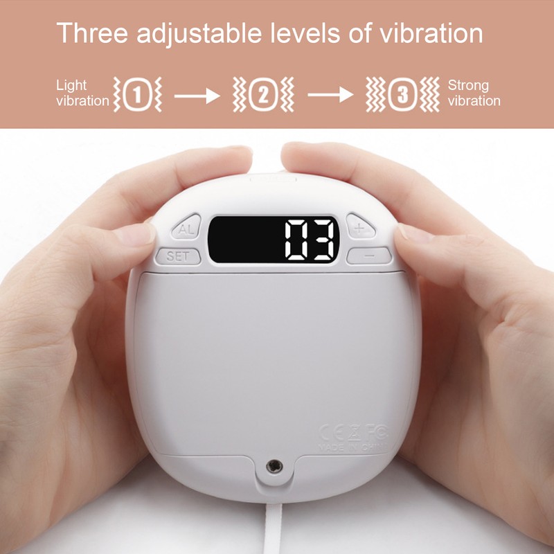 Digital Alarm Clock Portable LED Rechargeable 1200MAH Kid Lock Three