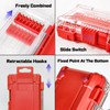 Geinxurn 107Pieces Impact Screwdriver Bits Set, Magnetic S2 Steel 1”/2”3”Phillips/Square/Torx/Slotted/Hex/Pozi