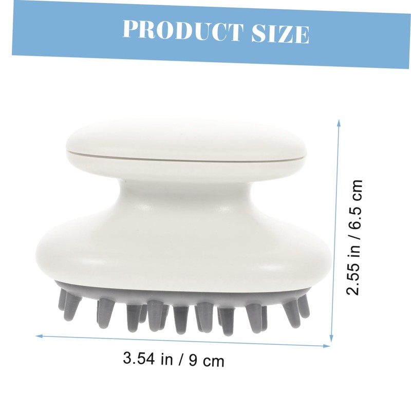 Mikinona Portable Scalp Massage Brush for Hair Care Ergonomic Shampoo