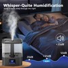 4L Top Fill Humidifiers for Bedroom & 60H Runtime -
