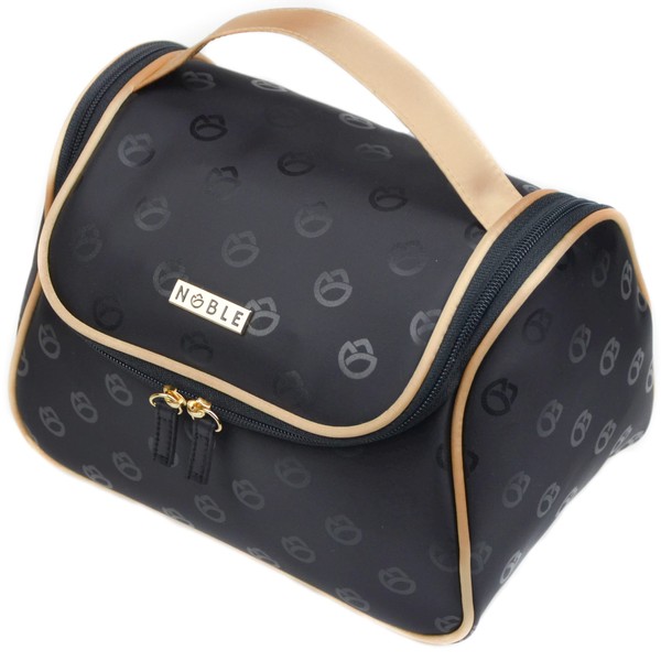 Women's Cosmetic Bag, Handbag Organiser, Elegant Blossom, Elegant Gold Collection, Black gold, Cosmetic bag