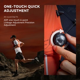 KAILAS FUGA AIR 8 Ⅳ Running Hydration Vest Hydration Pack Lightweight with Two TPU Water Bladders for Women Men Trail Cycling Hiking FUGA Orange S