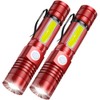 Rechargeable LED Flashlights, Magnetic Flashlight Super Bright Tactical Flashlight with