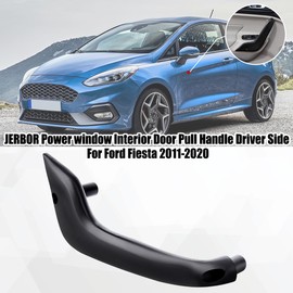 Jerbor ABS Interior Door Pull Handle Replacement for Ford Fiesta 2011-2020 Power Windows Type (Right Side)
