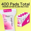 Swisspers Premium Cotton Pillows - 100% Natural, Ultra-Soft Beauty Essentials