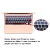 HRH Ultra Thin Korean Language Silicone Keyboard Cover Skin for