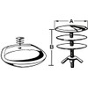 CORNAT TEC319599 Tap Hole Plug, Multicoloured, Ø 40 mm