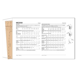 Know Me Misses' Fully Lined Asymmetrical Coat Sewing Pattern Packet, Sizes 16-18-20-22-24, Multicolor
