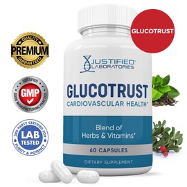 (5 Pack) Glucotrust Advanced Formula Supplement Pills 300 Capsules