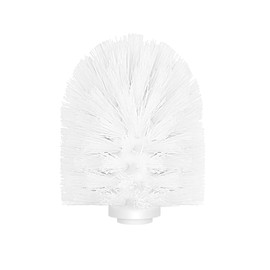 TOPBATHY Toilet Brush Head Replacement with Stiff Bristles Toilet Brush Refill for Bathroom (White)