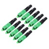 QUARKZMAN SC/APC Fiber Optic Quick Connectors Single Mode Embedded SC