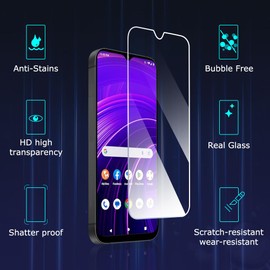 Pusiikeer 2 PACK for Vortex HD65 Screen Protector Glass Tempered Glass 9H Hardness Anti-Scratch Bubble Free Easy Installation