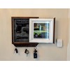 3F Gun Safe Box Key Holder For Wall, Wooden Entryway