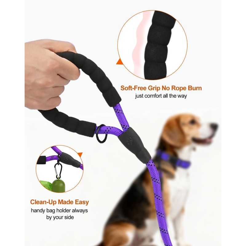 Joytale Dog Leash for Small Dogs, Heavy Duty Nylon Leashes