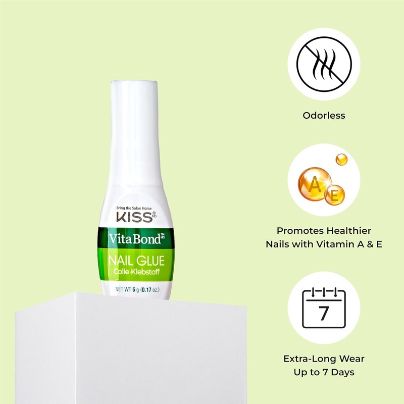 Pegamento para uñas VitaBond de KISS