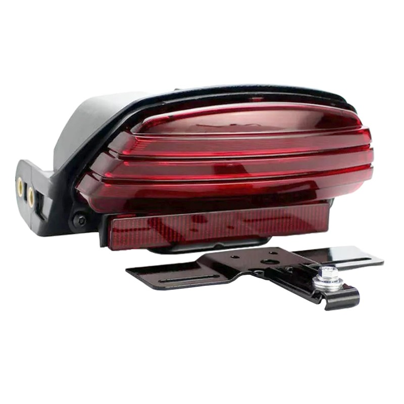 XLTOK Motorcycle Tri-Bar LED Rear Fender Brake Light Turn Signal