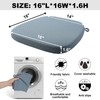 BUYUE Luxury 100% Pure Memory Foam Chair Cushion 1 Pack,