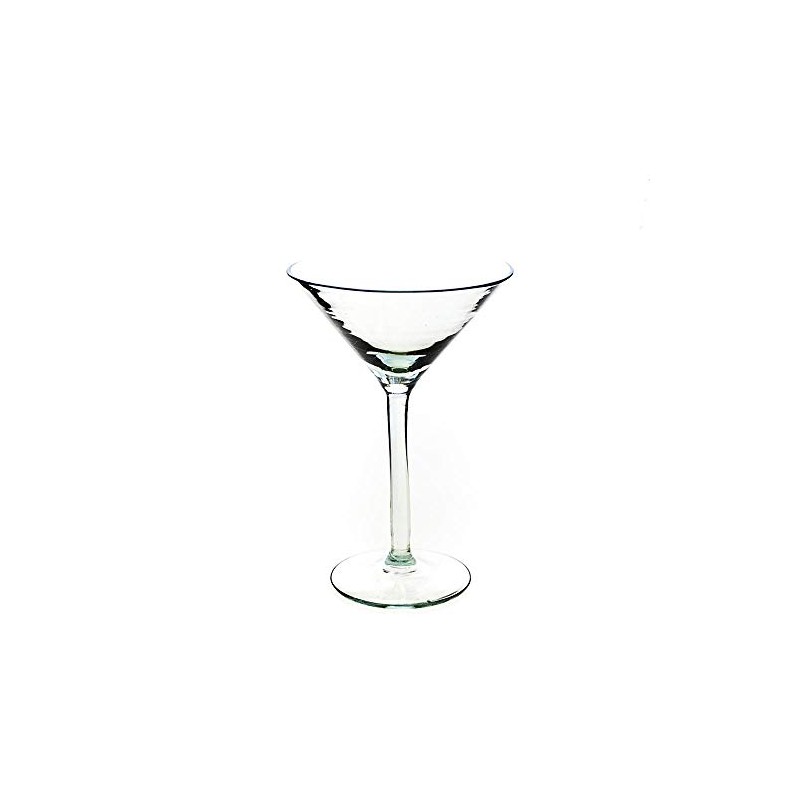 Fair Trade Recycled Martini Glass Pair (Long) M2
