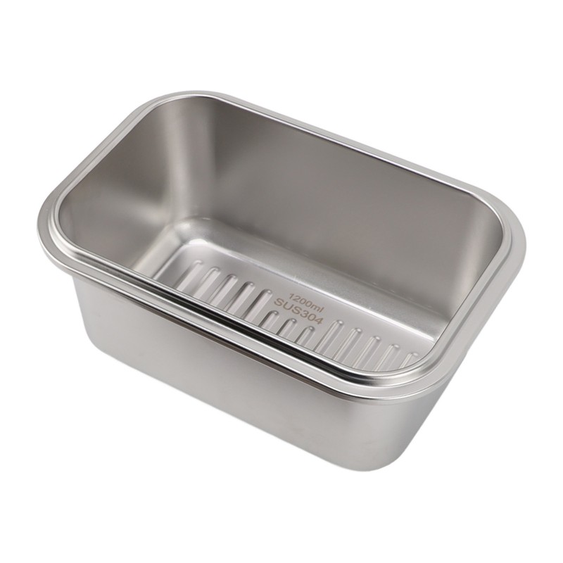 304 Stainless Steel Food Storage Container with Lid Leakproof Bento