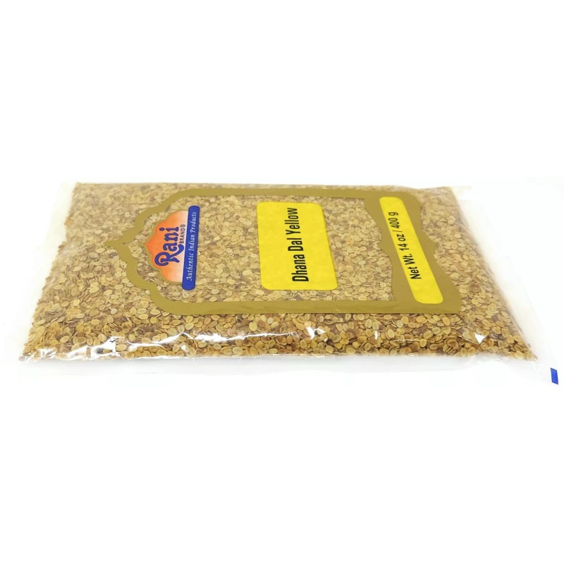 Rani Dhana Dal (Roasted Coriander Seeds) Yellow 14oz (400g)
