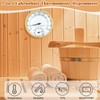 Sauna Thermometer 2 in 1 Sauna Fahrenheit Thermometer Hygrometer Indoor