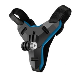 Wjelet Motorcycle Helmet Holder for GoPro Action Camera Chin Mount Hiking Accessories Compatible with GoPro, DJI, Insta360 Adjustable, Non-Slip, Lightweight