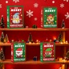 Yee hfafa 4 Pack Santa Claus Design Building Blocks Set,