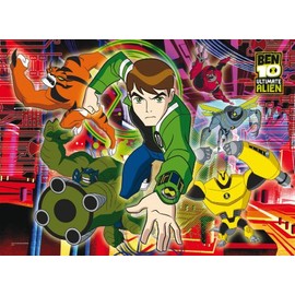 Clementoni Puzzle Ben 10 Ten Super Colour 104 Pieces 27803 Game for Promoting Motor Skills for Age 6 Years and Above