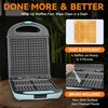 Baker’s Friend Belgian Waffle Maker, Square Waffle Iron, Waflera Electrica,