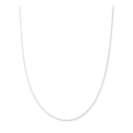2MM Stainless steel chain necklace, Thin cable chain necklace for women men, Silver chains for necklace alone or pendant addition, 16-30 inch Available (24 inch)
