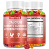 Calcium Citrate Gummies - 1200mg Calcium Gummies with Magnesium Zinc