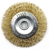Wire Brush Cleaning Disc Brass 76 x 10 mm Suitable