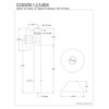 Kingston Brass CC83252DX Concord 1/2" Sweat x 3/8" O.D. Comp