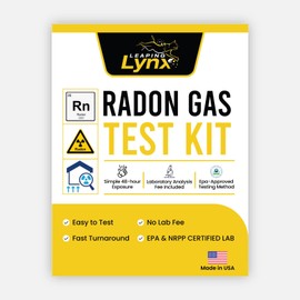 EPA-Approved Radon Test Kit for Home, Lab Fee Included - 48-Hour Short Term Radon Detector with Pro Lab Report in 3-5 Days - Just Expose Radon Tester, Apply Postage + Mail, & Get Radon Testing Results