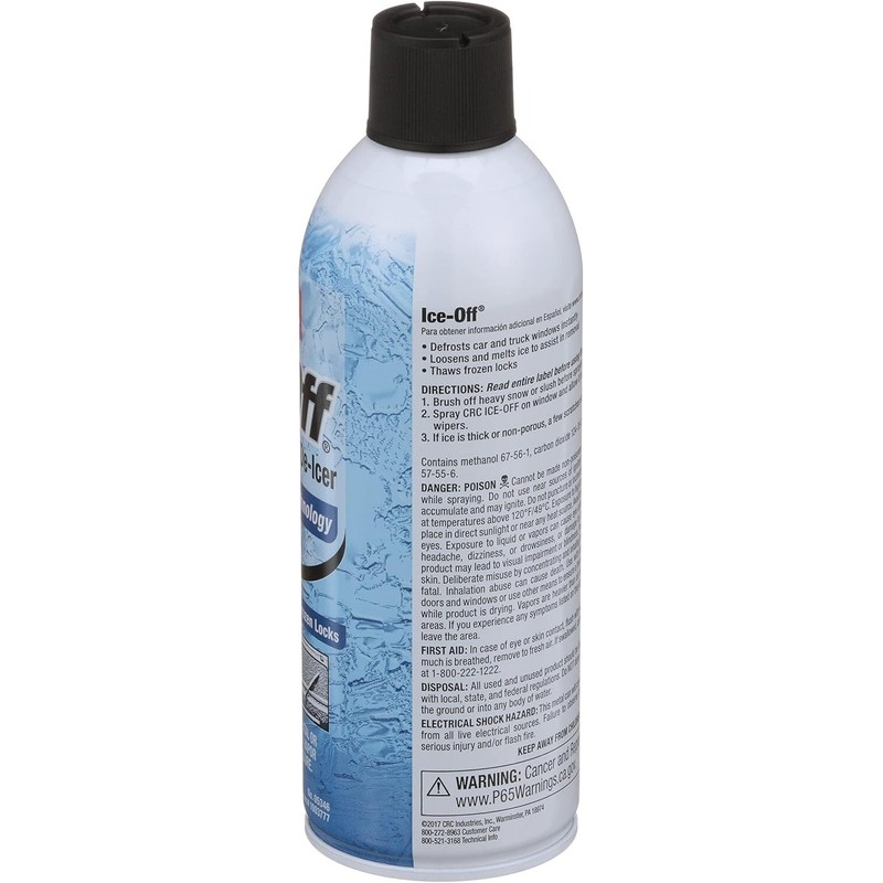 CRC NEW Ice-Off Windshield Spray De-Icer, 12 Wt Oz, 05346