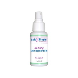 Safe n' Simple No-Sting Skin Barrier Wipes, Wands or Spray - 2 oz Spray Bottle