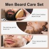 Jvr Kit Aseo Barba Hombres Cuidado Aceite Refrescante Aroma Limón