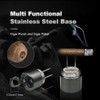 Butane Cigar Torch Lighter with Fuel Window Powerful Jet Flame