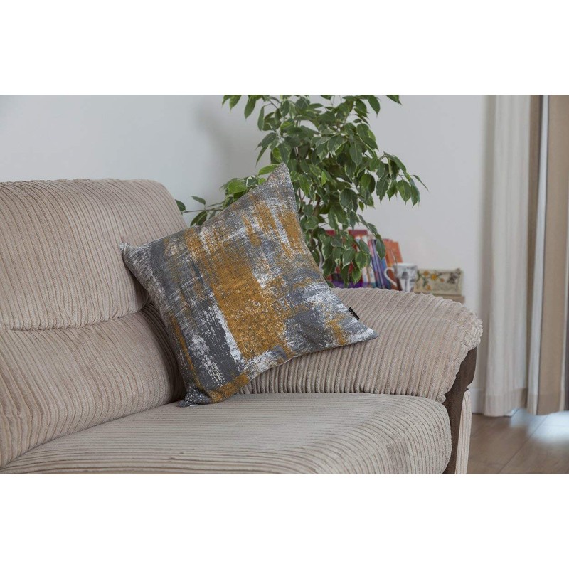 TreeWool (2 Pack Brush Art Accent Cushion Covers in Cotton