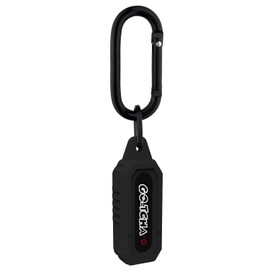 Chanvoo Silicone Case for Go-Tcha with Keychain Carabine (Black)