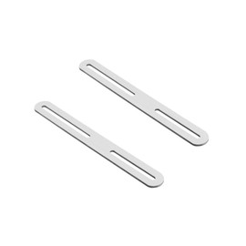 2PCS Adjustable Corner Brackets,100*120MM Stainless Steel Flat Straight Slotted Brace Bracket,,L Corner Braces,Adjustable Angle Corner Brace for Furniture Fixed