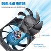 GDSTIME 120mm x 38mm 12V DC Waterproof IP67 Fan High