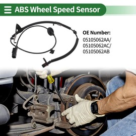 HEROFFIX ABS Wheel Speed Sensor ABS Sensor Anti-lock Braking System Sensor No.05105062AA for Jeep Patriot for Fwd 2007-2017 1 Pc Rear Right