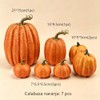 7 Calabazas Artificiales, Calabazas Decorativas de Halloween